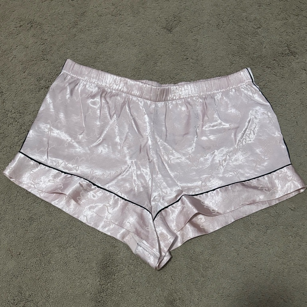 Victoria’s Secret Satin Logo sleep shirt, Large